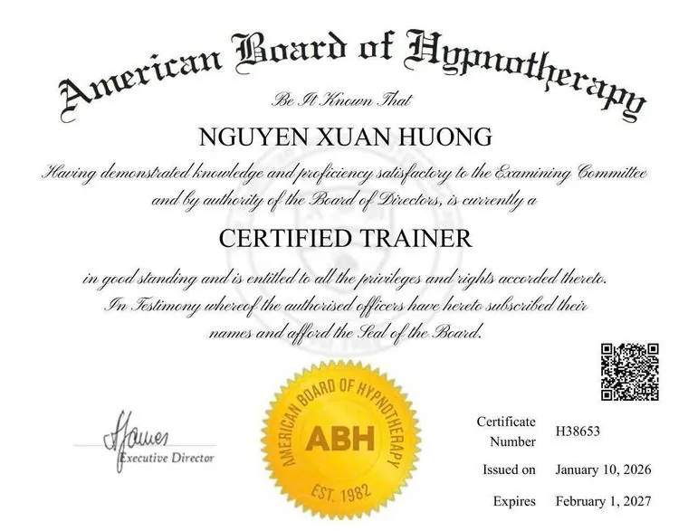 Chứng nhận ABH Certified Trainer