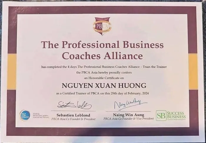 PBCA Certified Trainer
