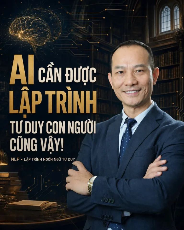 AI CẦN ĐƯỢC LẬP TRÌNH, TƯ DUY CON NGƯỜI CŨNG VẬY